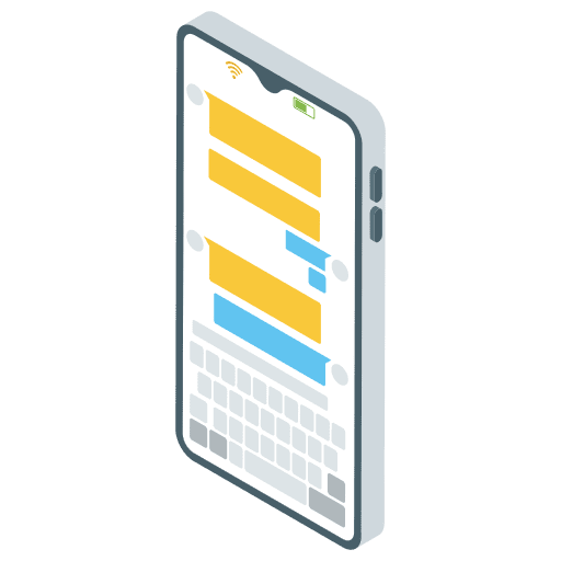 Mobile chat mobile chat conversation communications icon