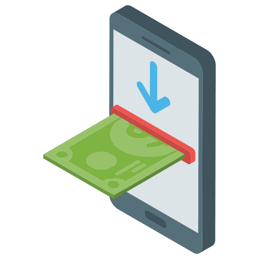 Online payment business and finance advertising online payment icon