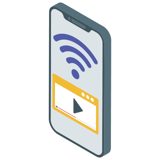 Video web video web smartphone seo and web icon