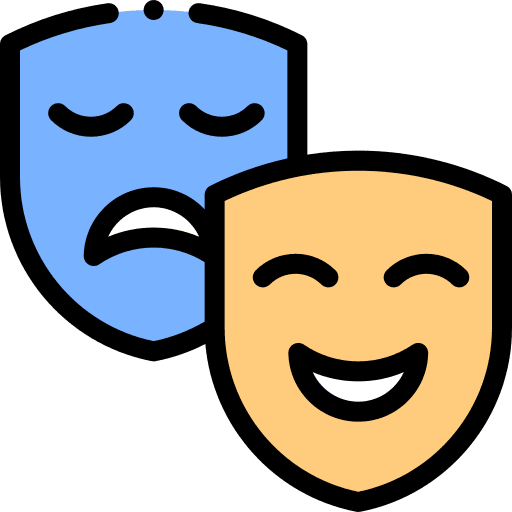 Drama drama comedy central entertainment icon