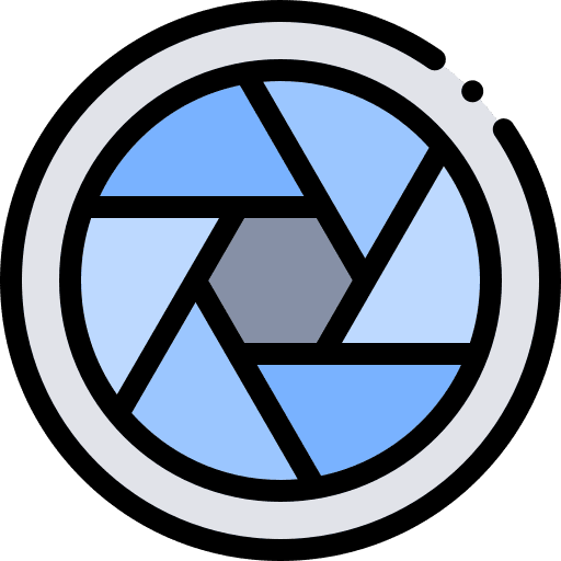 Camera lens photography camera shutter camera icon