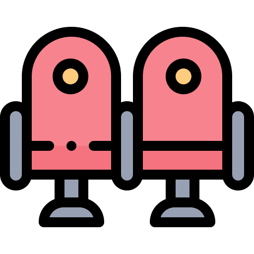 Cinema cinema furniture and household theater icon