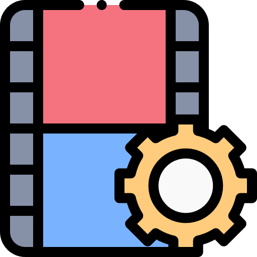 Film reel cinema entertainment movie icon