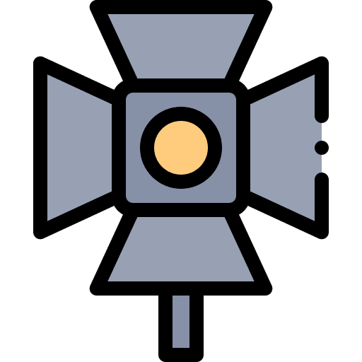 Spotlight spotlight technology light icon