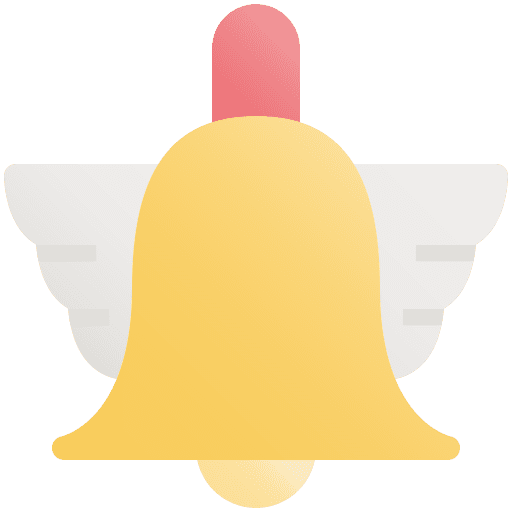 Bell angel catholic easter egg icon