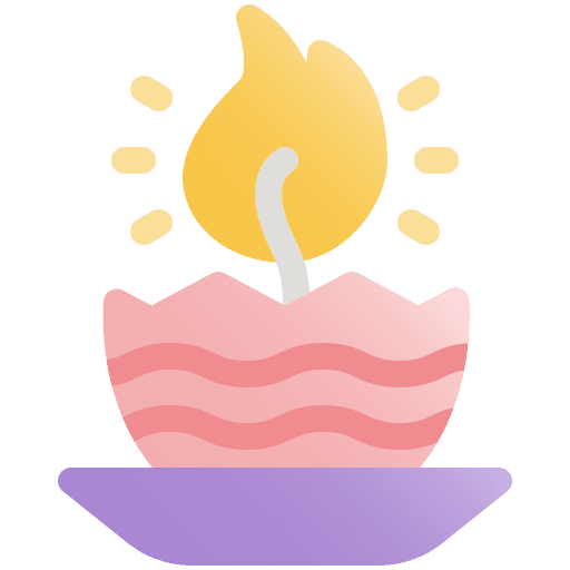 Candle easter egg candle catholic icon