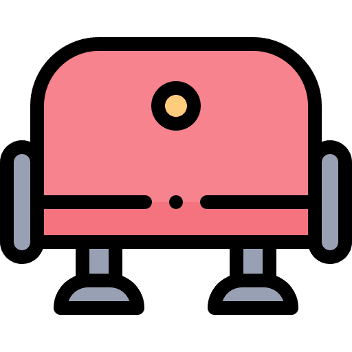 Chair entertainment cinema seats icon