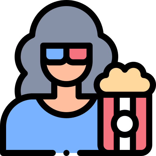 Watch movie film 3d movie cinema icon