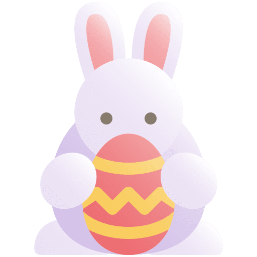 Bunny christ easter egg easter icon