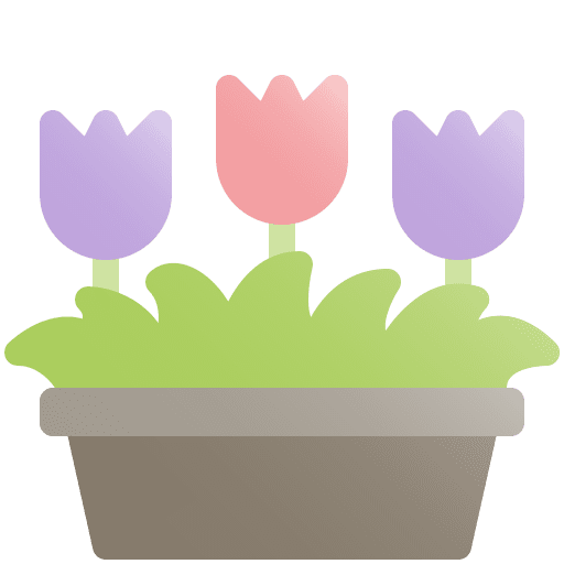 Flower pot nature flower plant icon