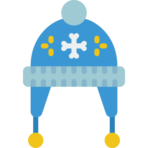Hat fashion winter hat clothes icon