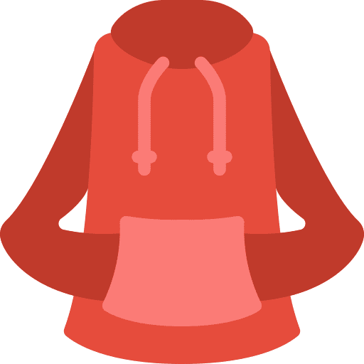 Hoodie sweatshirt pullover hoodie icon