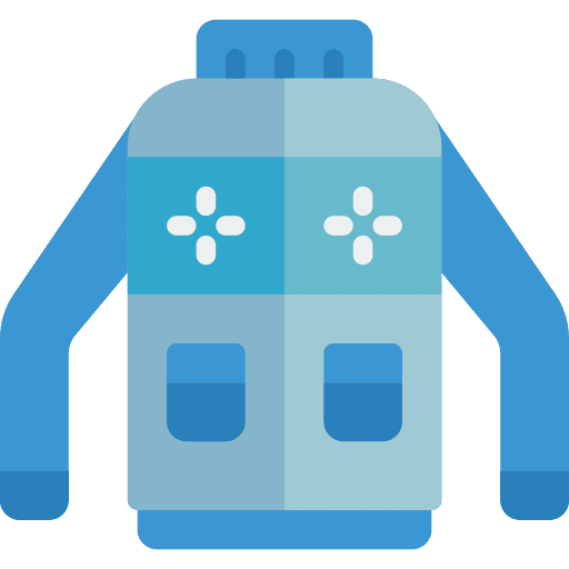 Jacket jumper jacket clothing icon