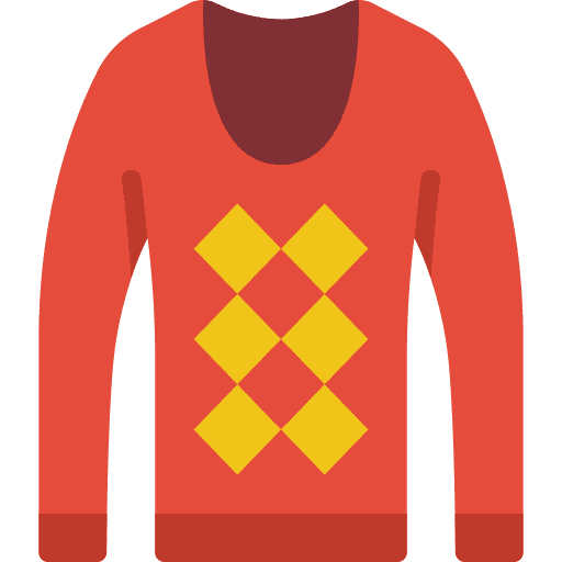 Jumper celebration festive clothes icon