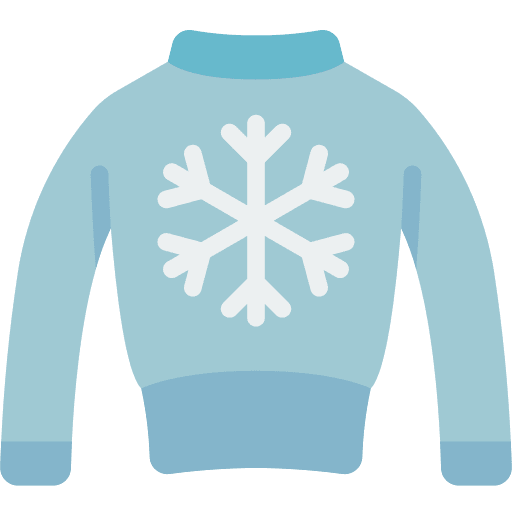 Jumper fashion winter clothes festivity icon