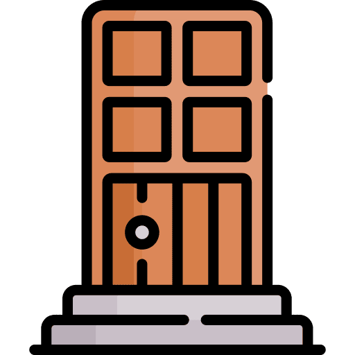 Door buildings doors exit icon
