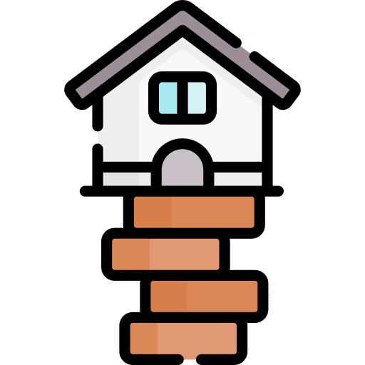 House real estate mortgage cash icon