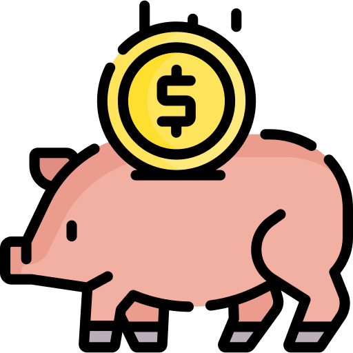 Savings dollar business and finance savings icon