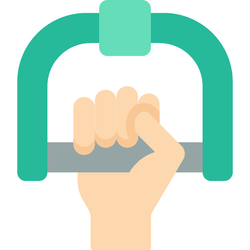 Handle hand safety transportation icon