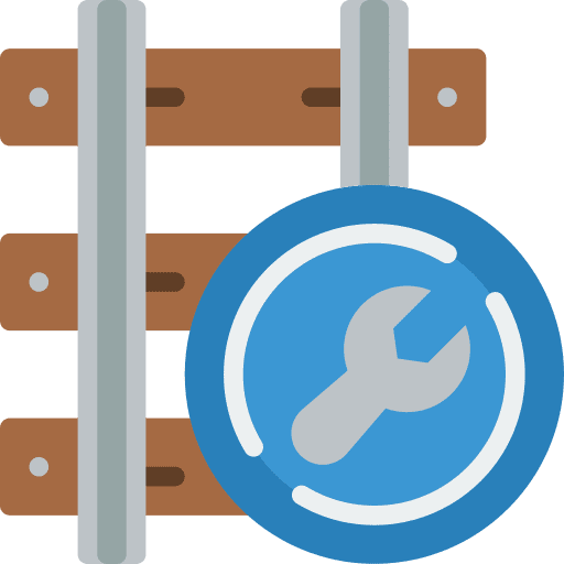 Tracks working transportation tracks icon