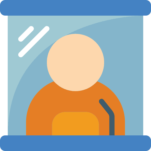 Booth ticket train booth icon