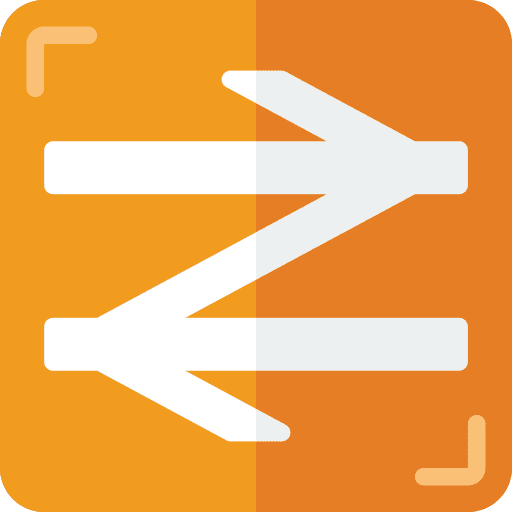 Sign station direction railway icon