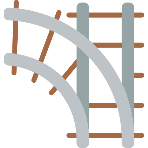Tracks railway transportation tracks icon