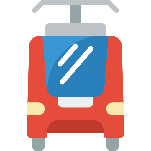 Train vehicle tram train icon