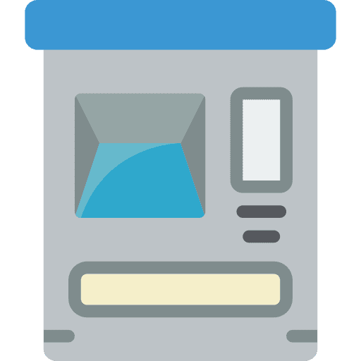 Booth transportation machine booth icon