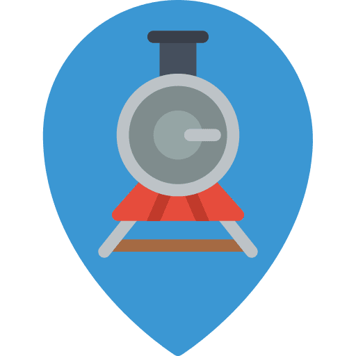 Location location direction train icon