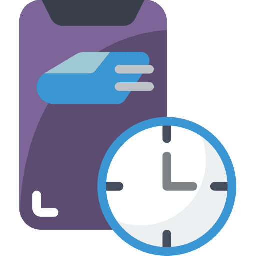 Mobile phone mobile application icon