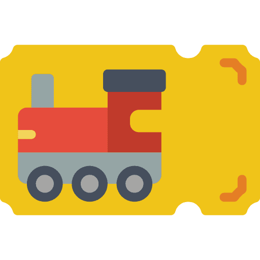 Ticket ticket admission transportation icon