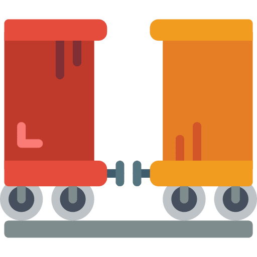 Train transportation track transport icon
