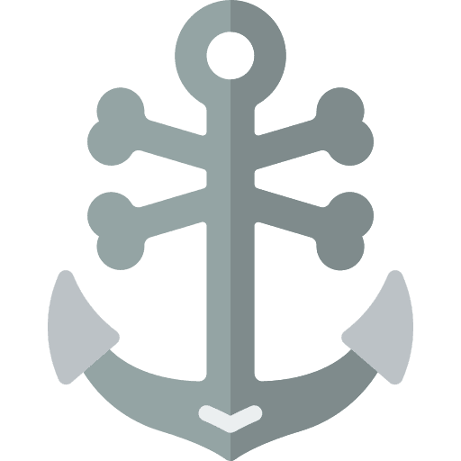 Anchor pirate sea pirates icon