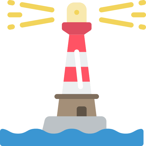 Lighthouse lighthouse maps and location light icon