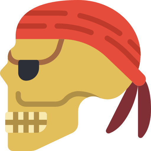 Skull horror death danger icon