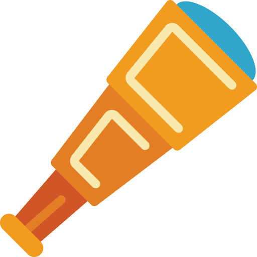 Telescope miscellaneous view spyglass icon