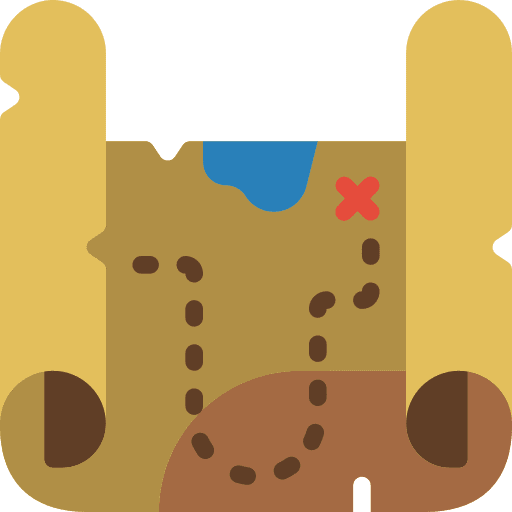 Map pirate maps and location map icon