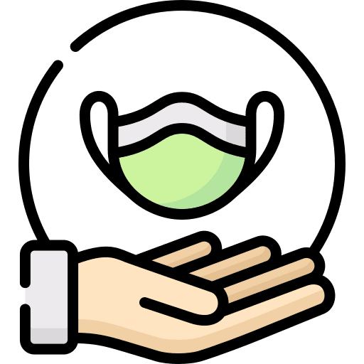 Medical mask face mask doctor healthcare and medical icon