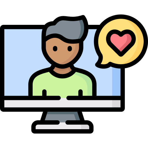 Video call tv monitor electronics tv screen icon