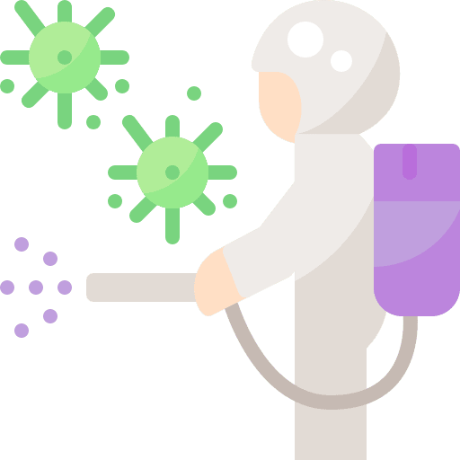 Cleaning spray healthcare and medical alcohol spread icon