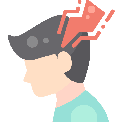 Headache disease symptom healthcare and medical icon