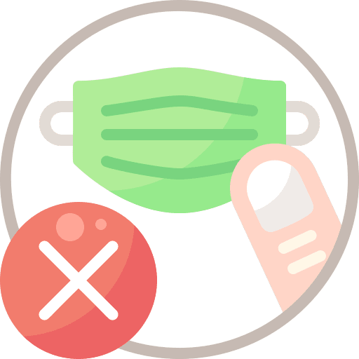 Mask transmission healthcare and medical coronavirus icon