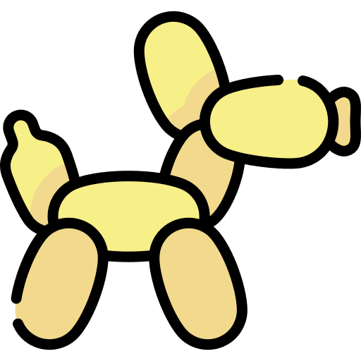 Balloon dog birthday and party celebration miscellaneous icon