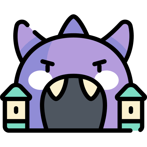 Haunted house building fun amusement park icon