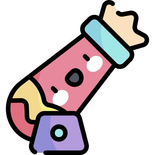 Cannon amusement park festive cannon icon