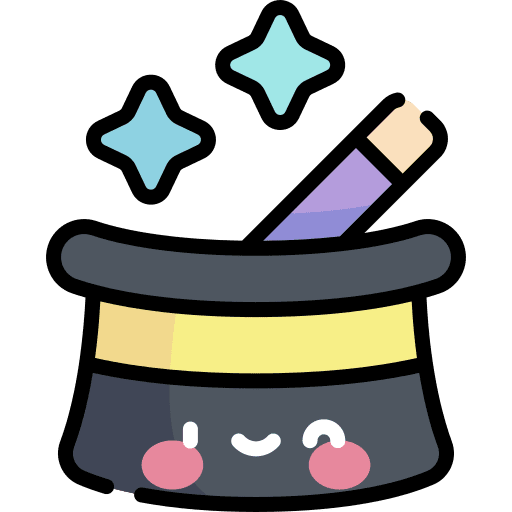 Magician hat magician magic icon