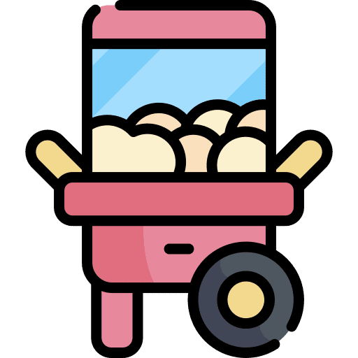 Popcorn cart popcorn cart cart food and restaurant icon