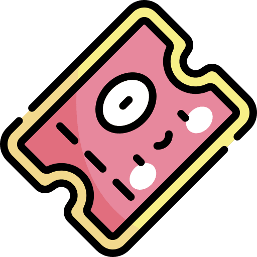 Ticket show validating ticket entertainment icon