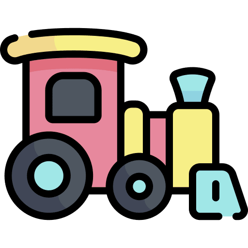 Train entertainment kid and baby fair icon